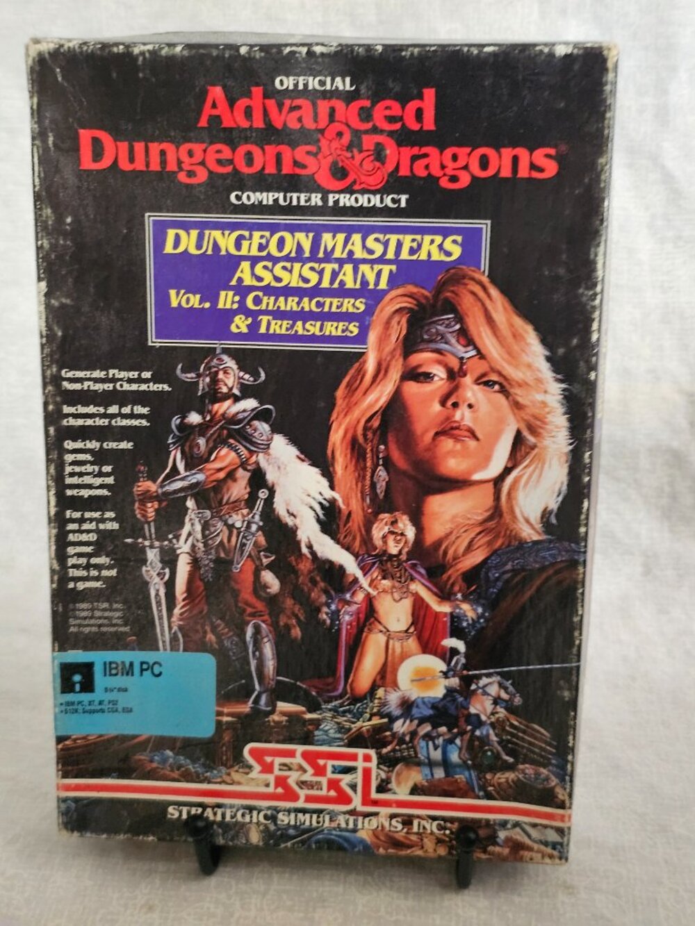 Dungeon Masters Assistant Volume II: Characters & Treasures IBM SSI 1988 Vintage